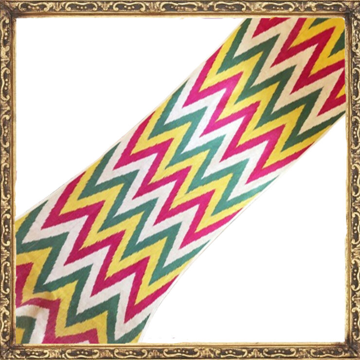 Ikat chevron
