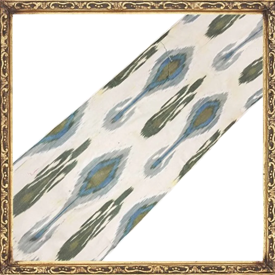 Uzbek ikat for a modern interior