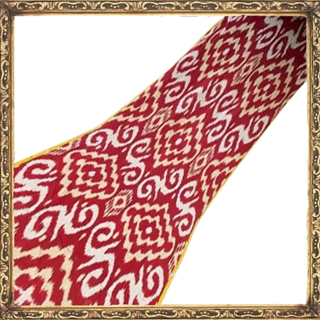 6 Bold Expressions of Red Ikat