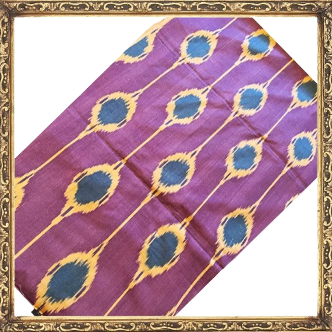 6 Captivating Shades of Violet Ikat