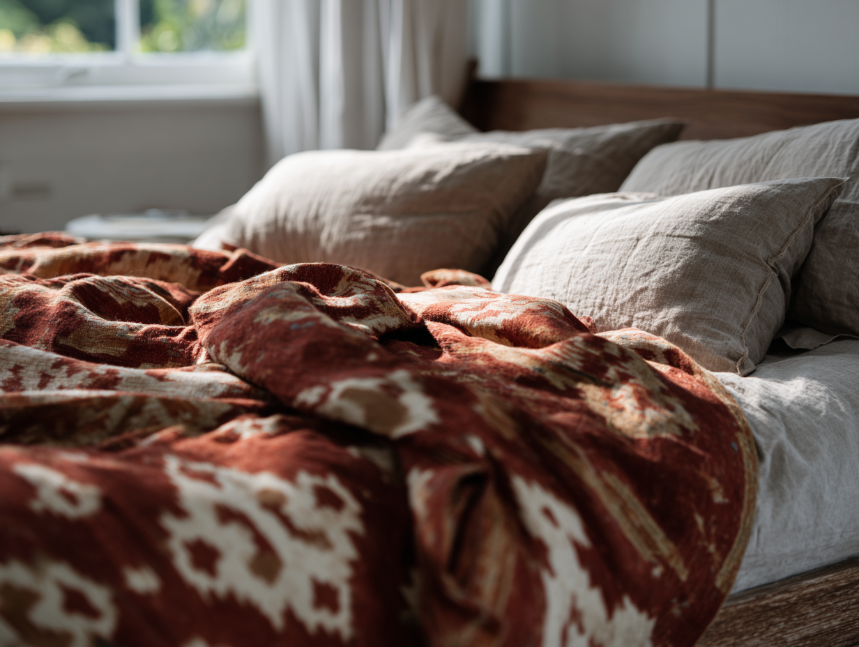 Ropa de cama de Ikat