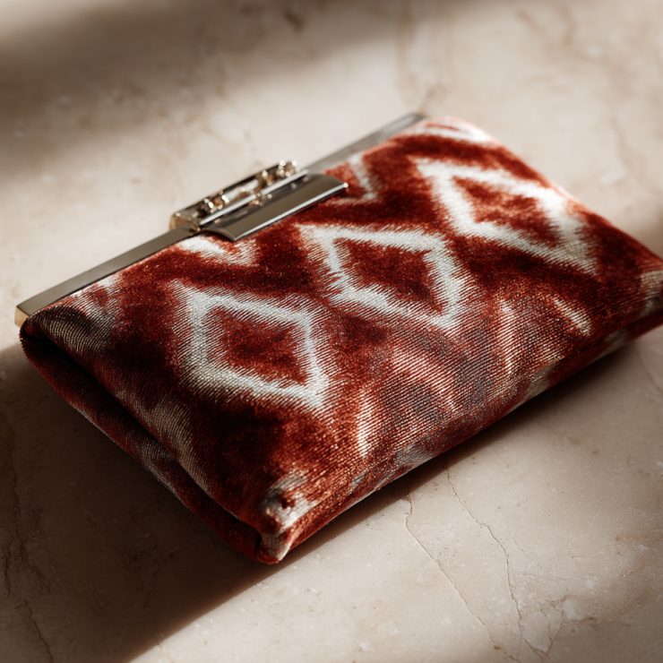 Party Ikat Clutch