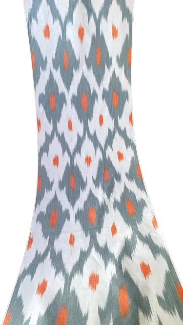 Material de Algodón Tradicional Ikat