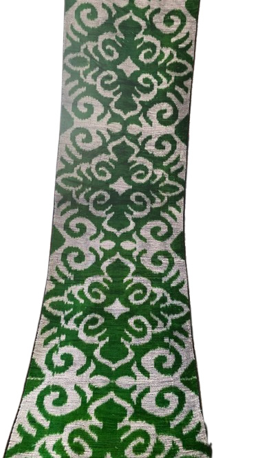 Rollo de Tela de Terciopelo Verde
