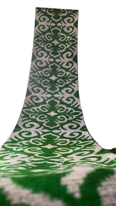 Tela de Terciopelo Verde para Cortinas
