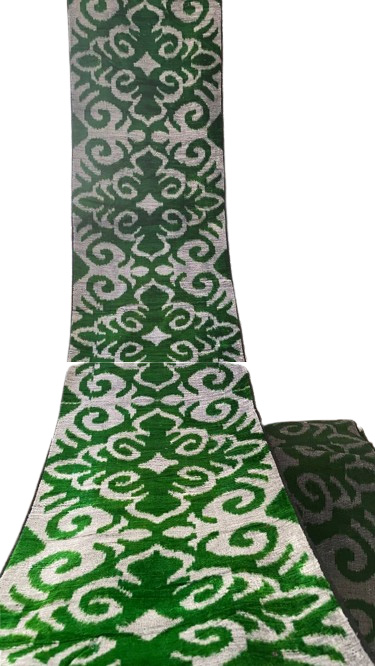 Tela de Terciopelo Verde por Metro