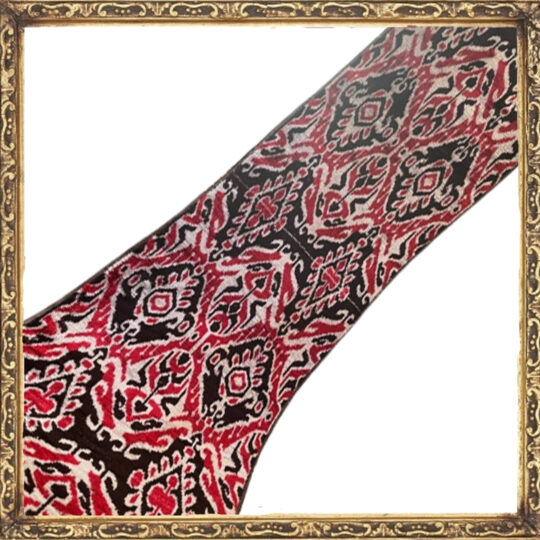 Tissu Velours Rouge et Noir