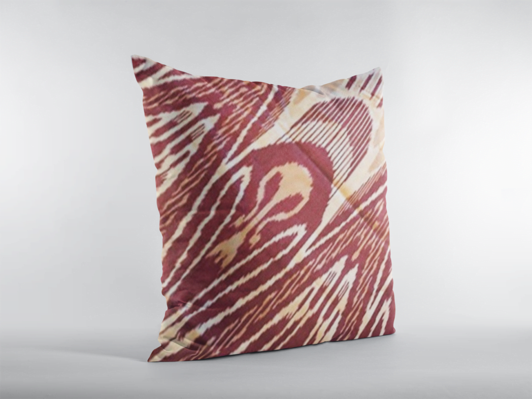 mockup of a square pillow standing in a white environment a15112 3