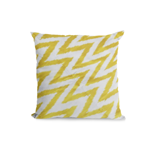 Yellow Ikat Pillow