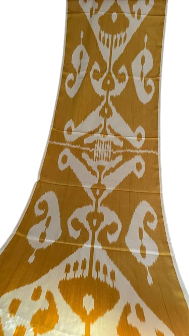 Abstracto textil ikat fluido