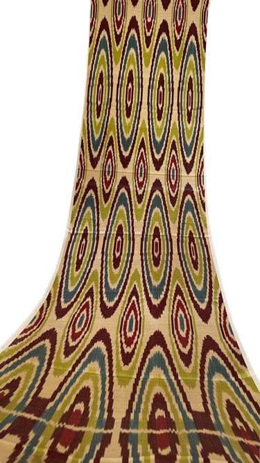 Ovalado Tejido Ikat