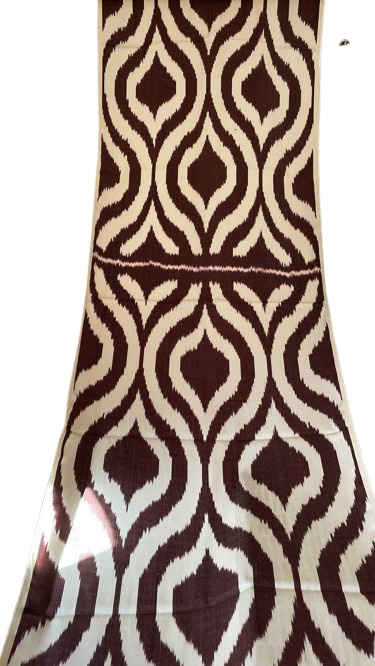 Ikat tela ogee elegante