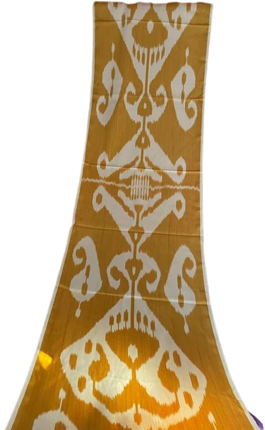 Ikat textil abstracto artístico