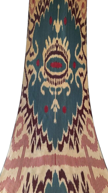 Motif ikat textile large impactful