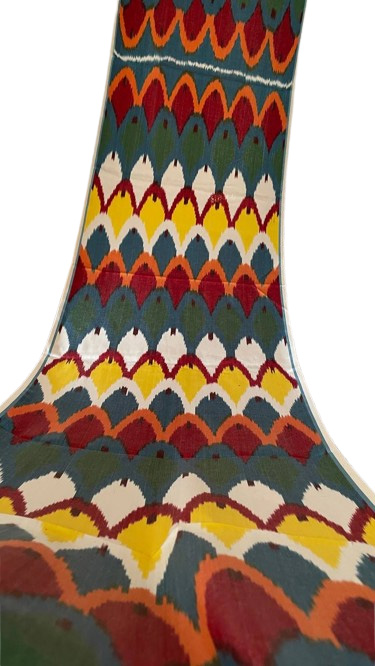 Onde ikat tessuto dinamiche