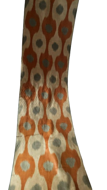 Redondeados ikat motivos textil suaves
