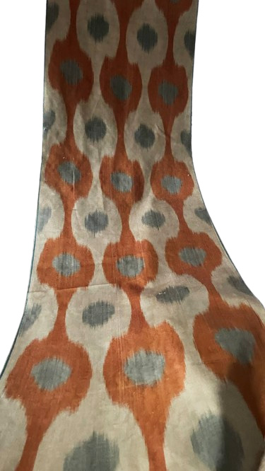 Redondeados textil ikat motivos abstractos