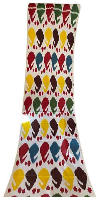 Tejido ikat de trama