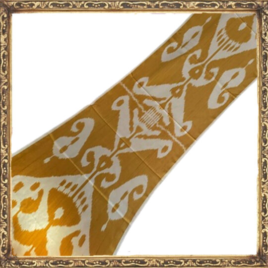 Textile ikat abstrait