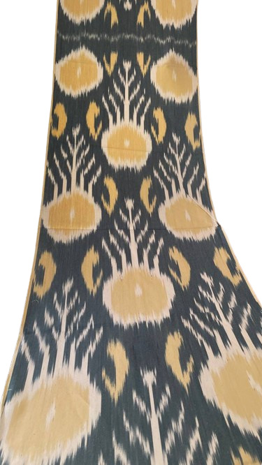 Dandelion ikat fabric