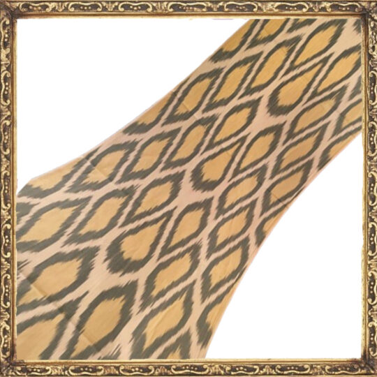 Goldene Tropfen Ikat