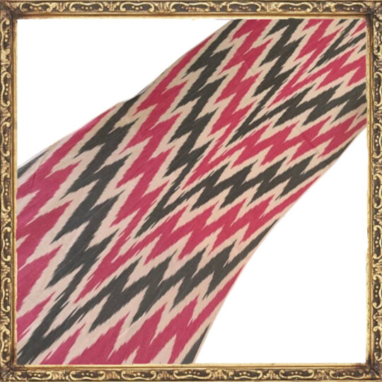 Ikat chevron baie