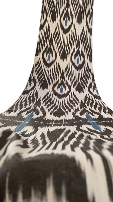 Ikat goccia d’inchiostro stampa