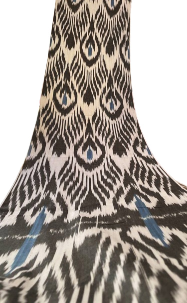 Ikat goccia d’inchiostro tessile