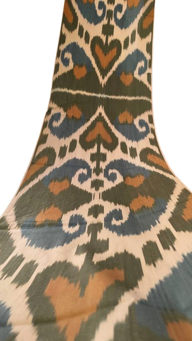 Olivenherz Ikat Druck