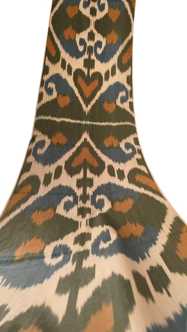 Olivenherz Ikat Muster