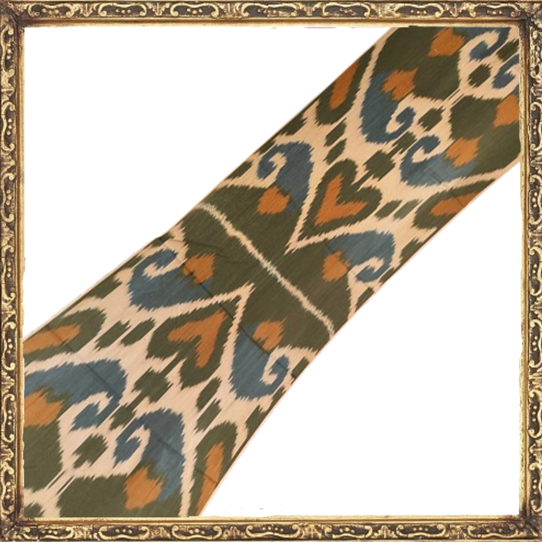 Olivenherz Ikat