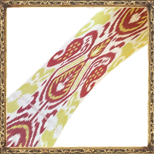 Paprika leaf ikat