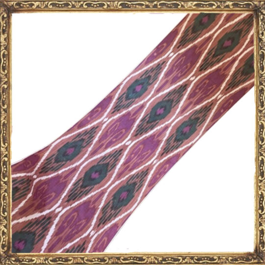 Plum forest ikat