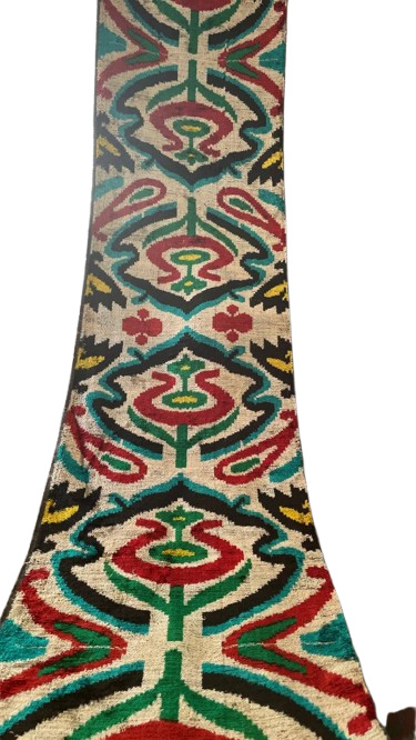 Rollo de Terciopelo Ikat Multicolor