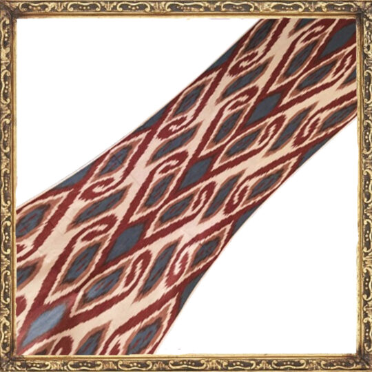 Vintage diamond ikat