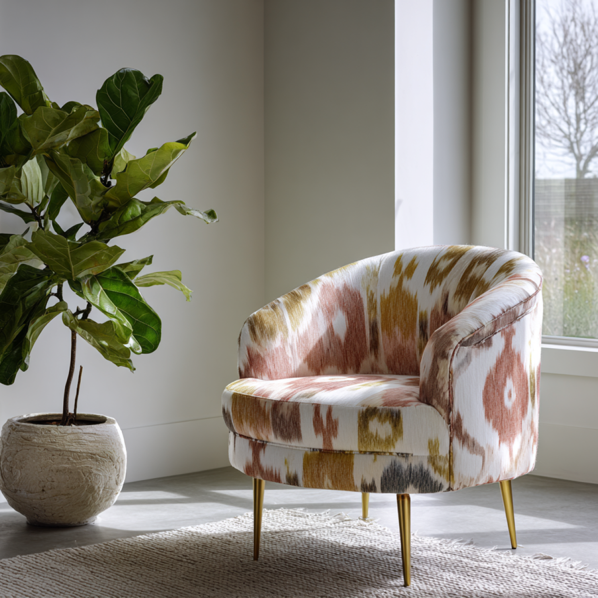 ikat furniture cover