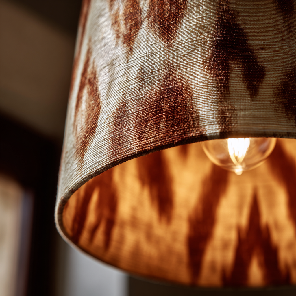 ikat lamp shade