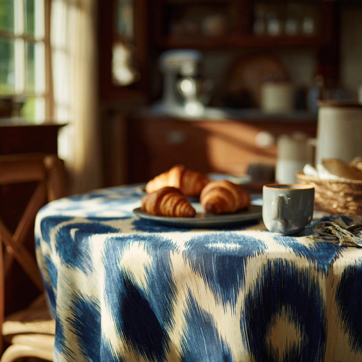 silk ikat tablecloth